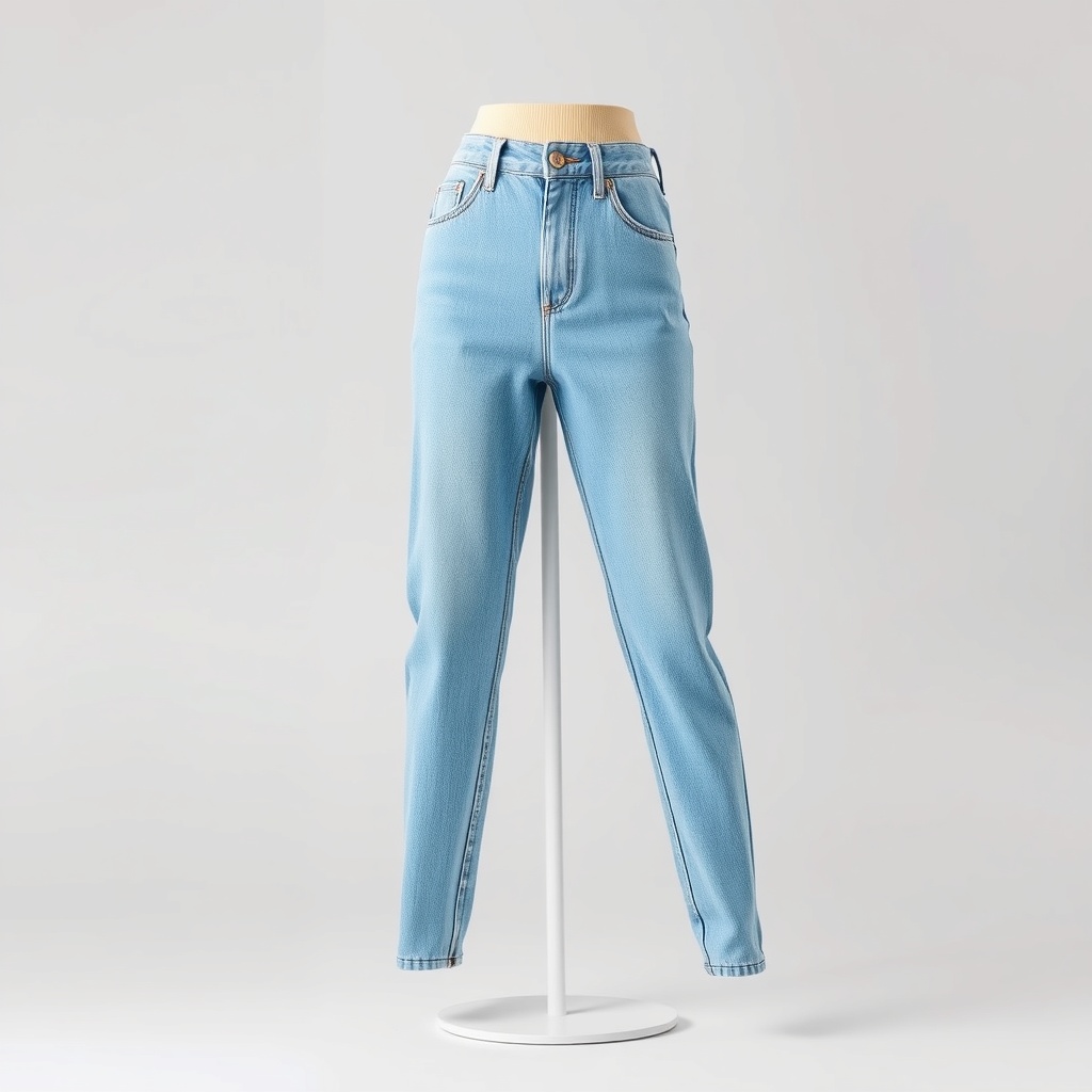 Джинсы mom fit